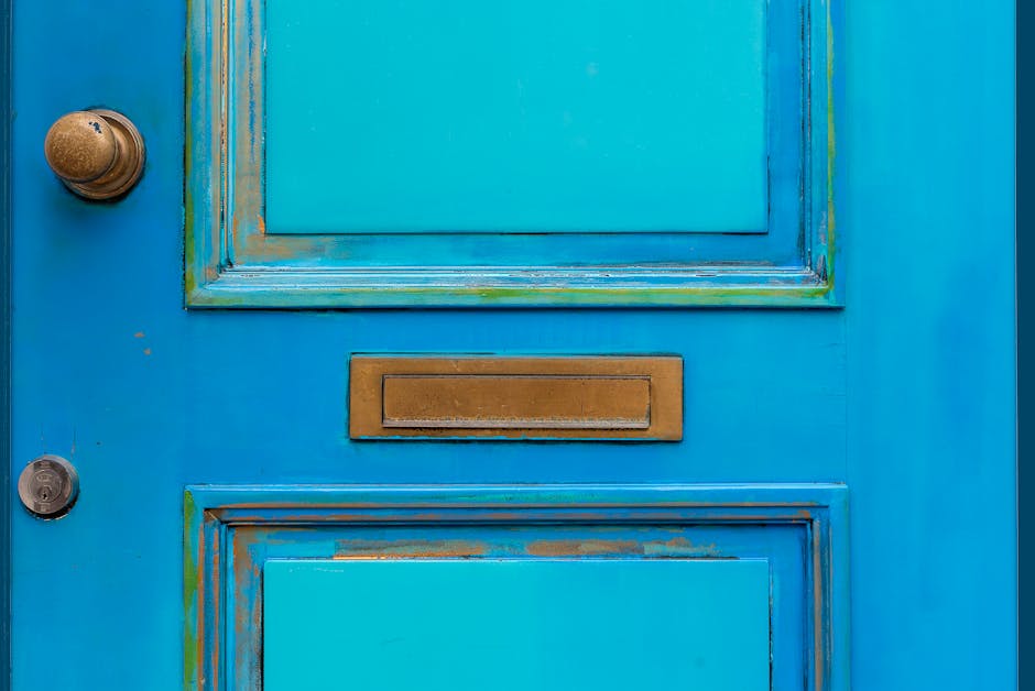 Elegant brass hardware on shaker cabinets